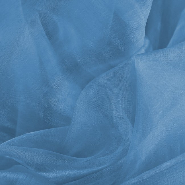 58/60" Wide 100% Polyester Soft Light Weight, Sheer, See Through Crystal Organza Fabric Sold By The Yard.