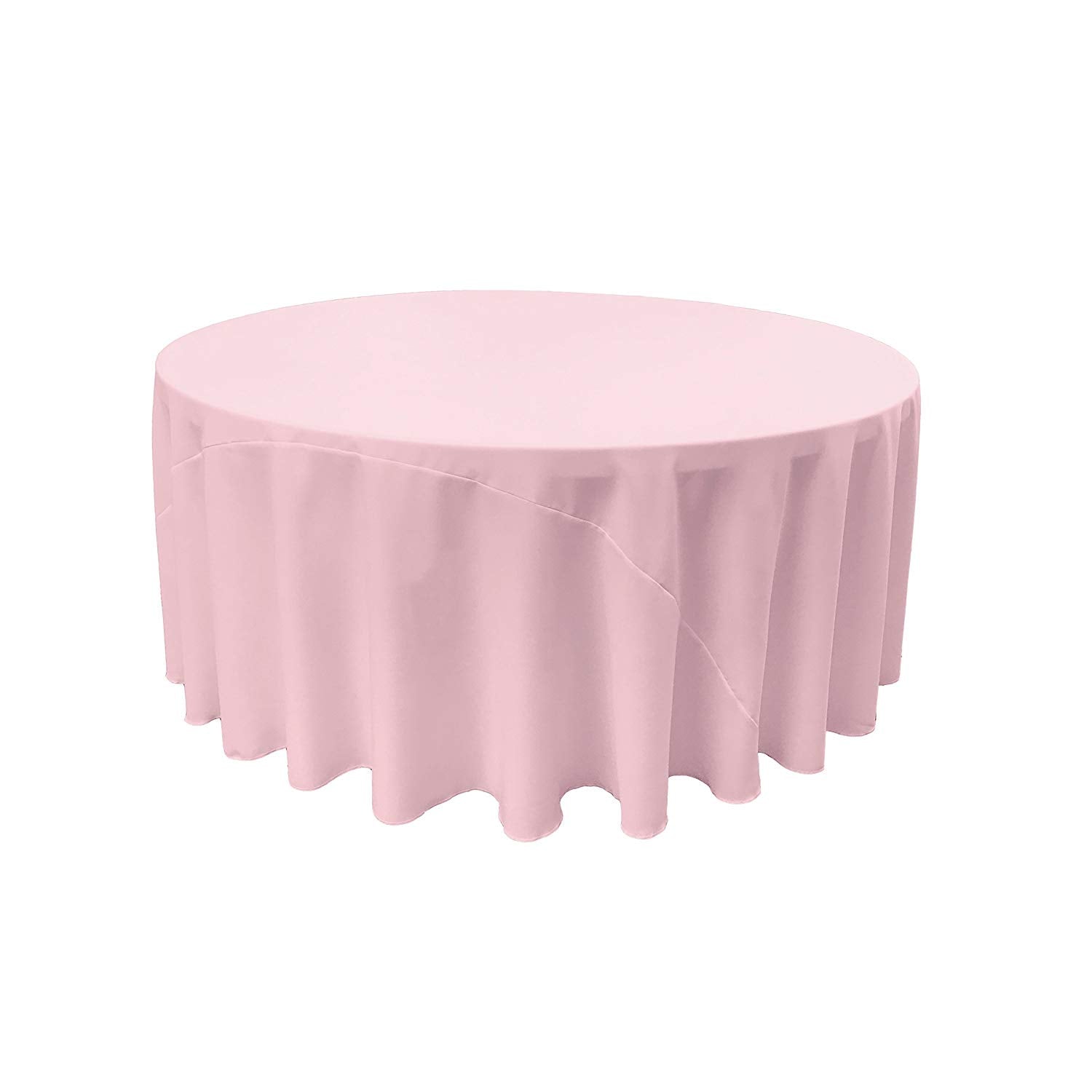 120" Round Tablecloth With Seams Polyester Poplin / Party Supply / Choose Size Below.