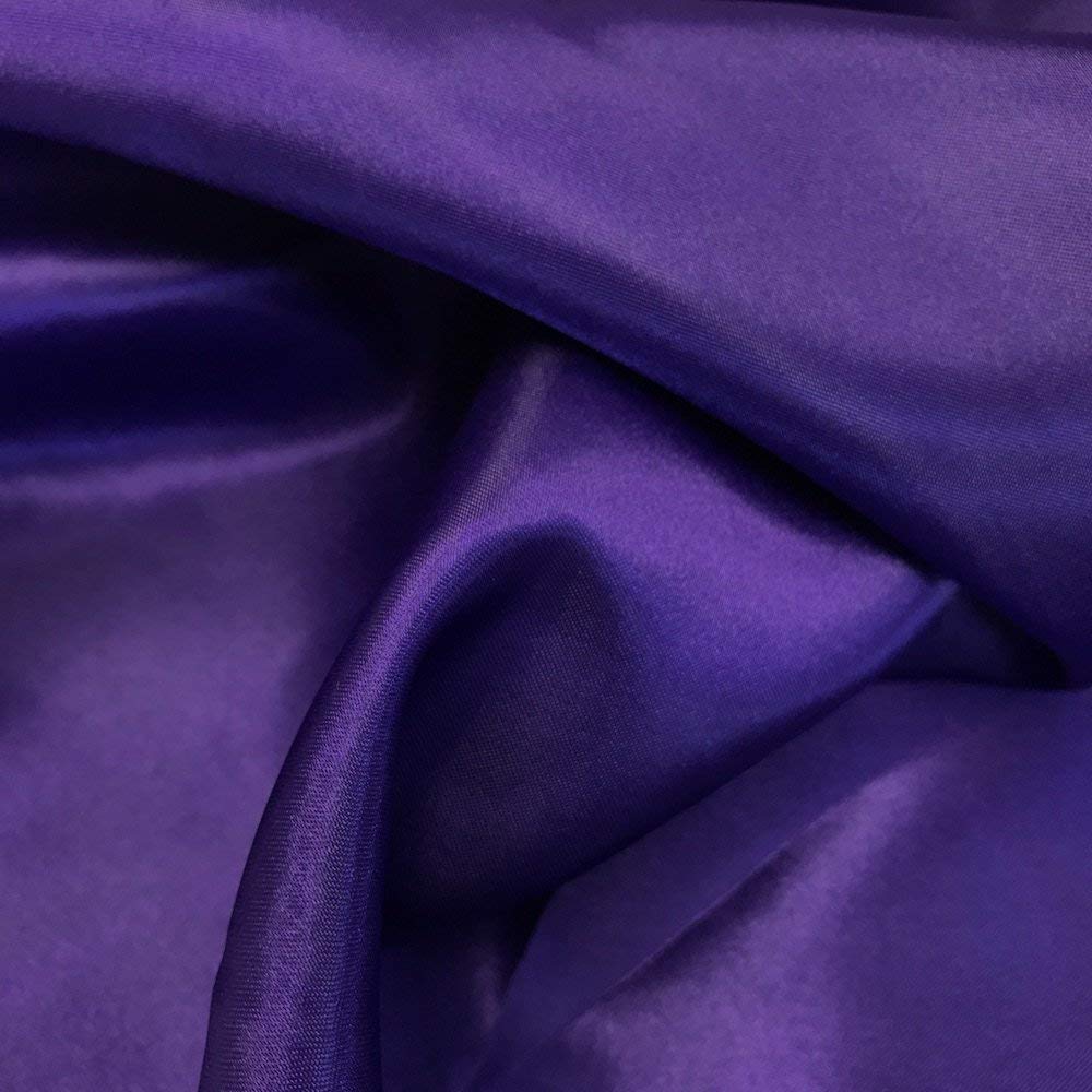 95% Percent Polyester 5% Spandex, 58 Inches Wide Matte Stretch L'Amour Satin Fabric, Sold By The Yard.