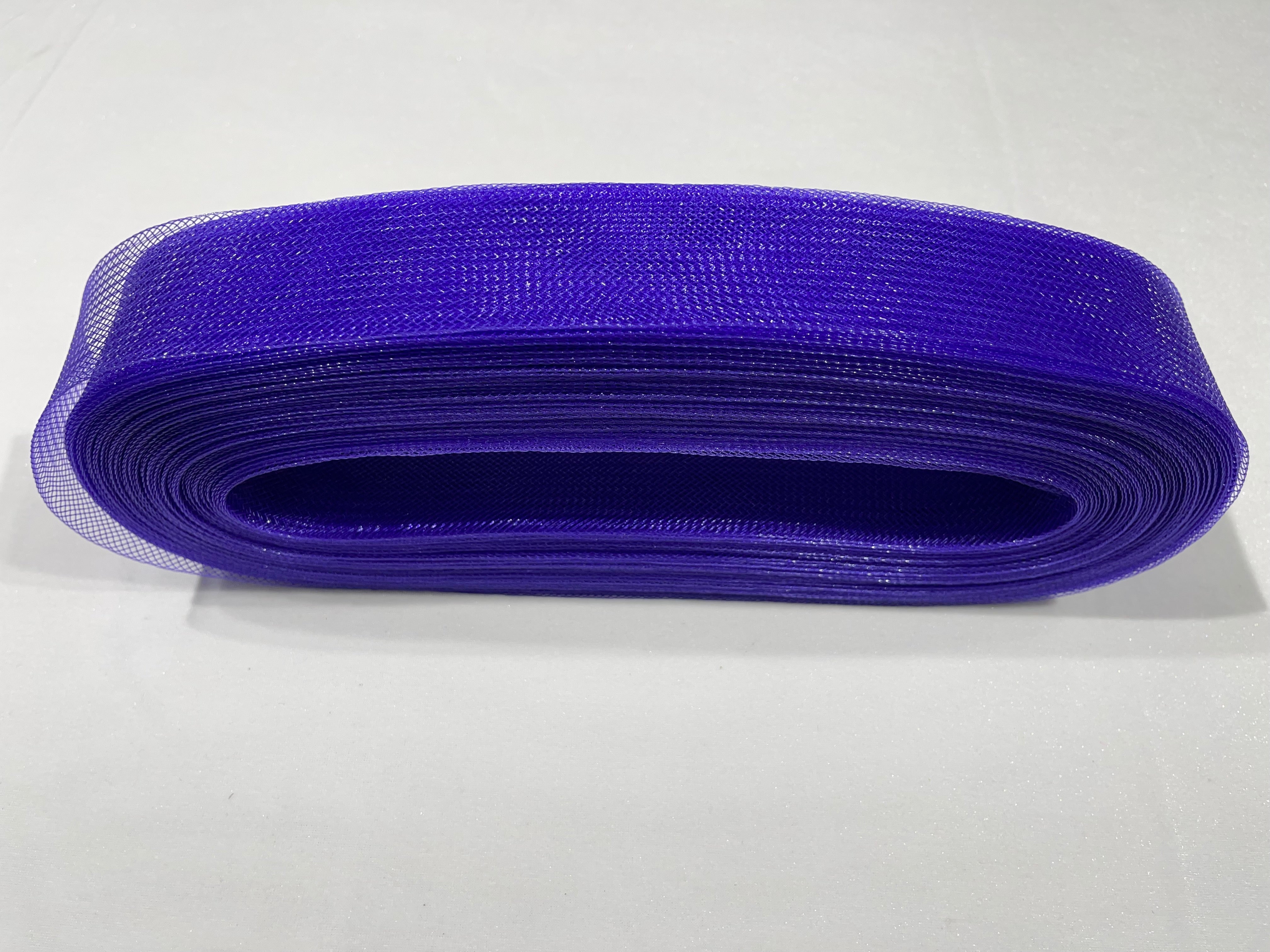 Purple Crinoline horsehair braid trim 2 inch -sold by the yard.