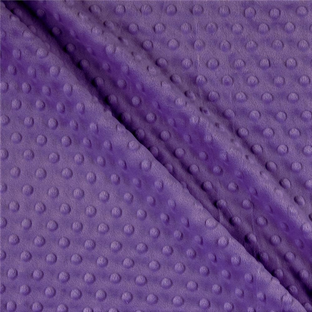 100% Polyester Minky Dimple Dot Soft Cuddle Fabric SEW Craft - 58" Wide Sold by Yard