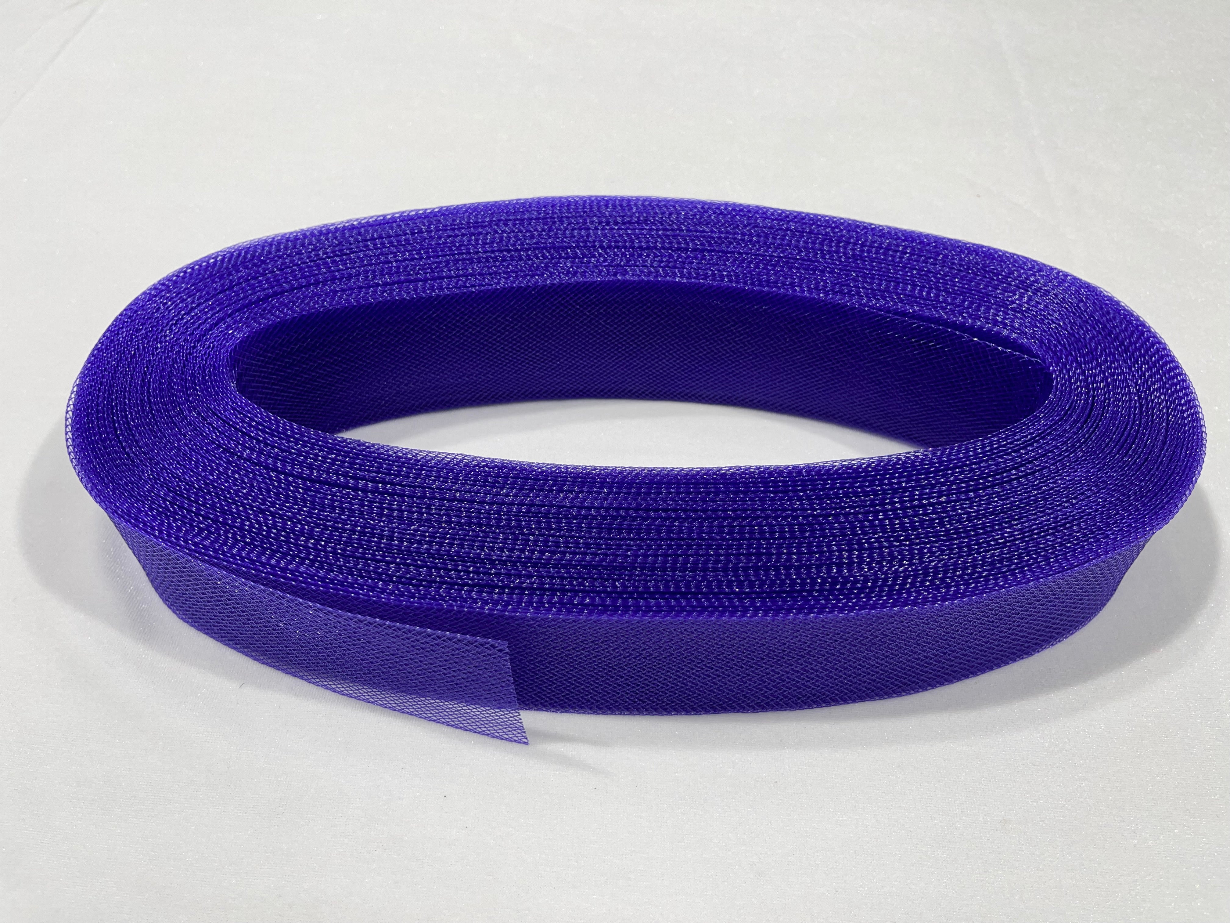 Purple Crinoline horsehair braid trim 2 inch -sold by the yard.