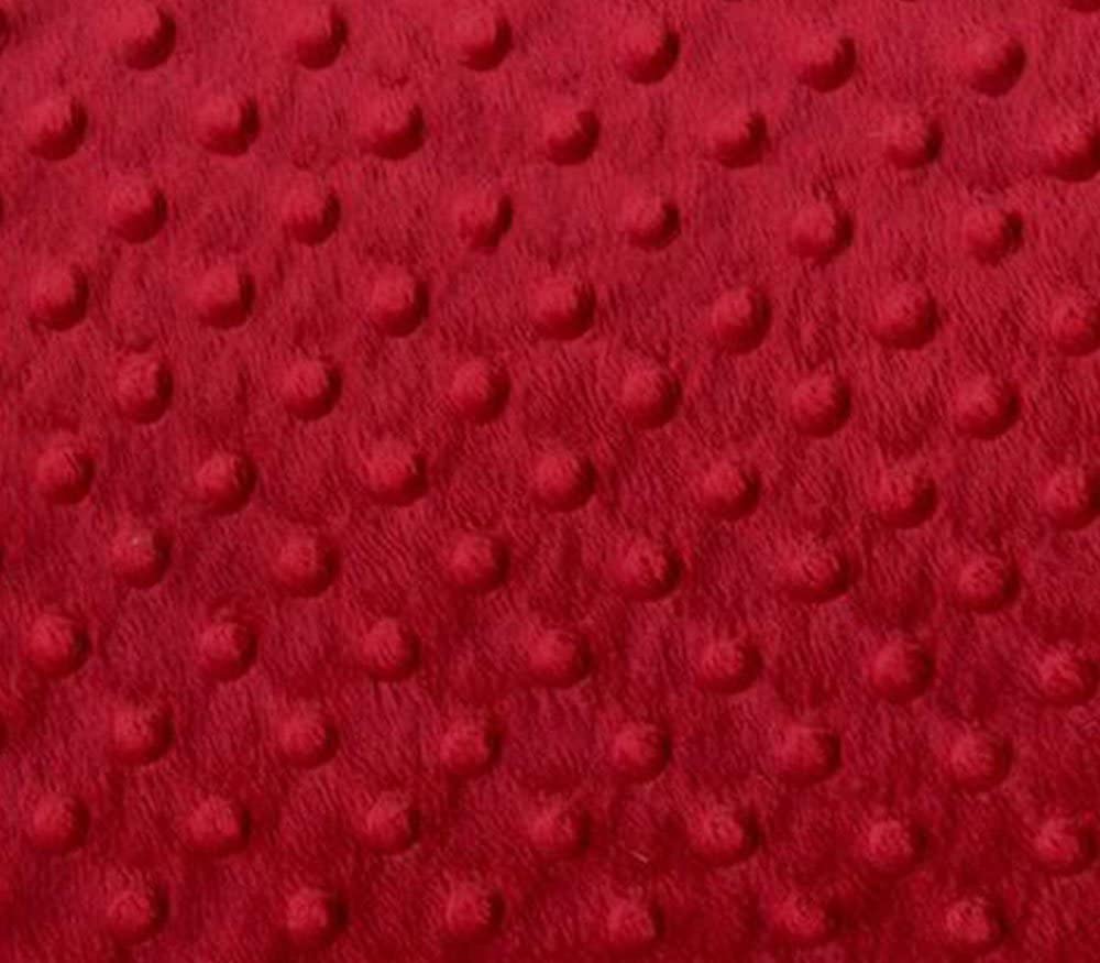 100% Polyester Minky Dimple Dot Soft Cuddle Fabric SEW Craft - 58" Wide Sold by Yard