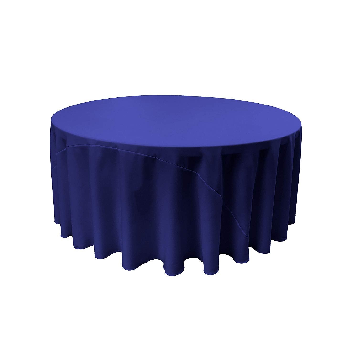 132" Round Tablecloth With Seams Polyester Poplin / Party Supply / Choose Size Below.