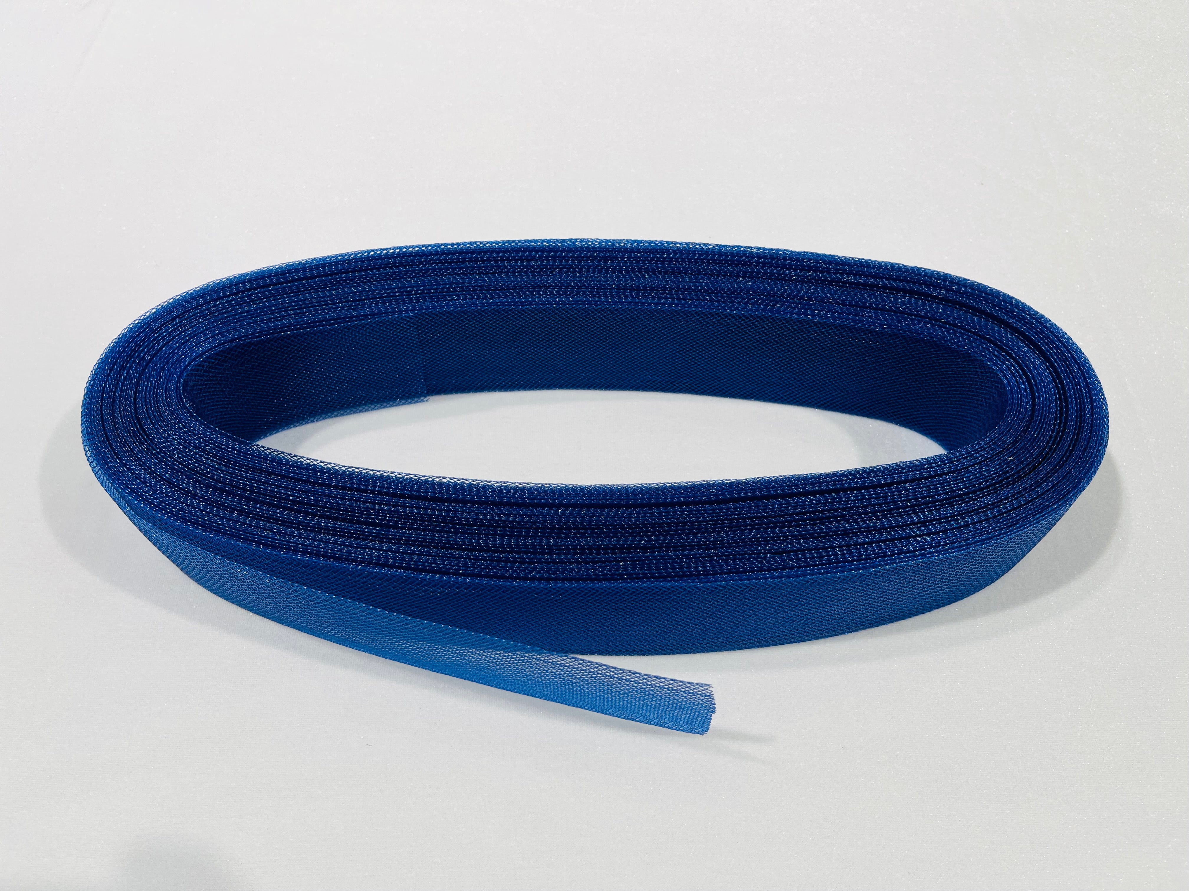 Royal Blue Crinoline horsehair braid trim 2 inch -sold by the yard.