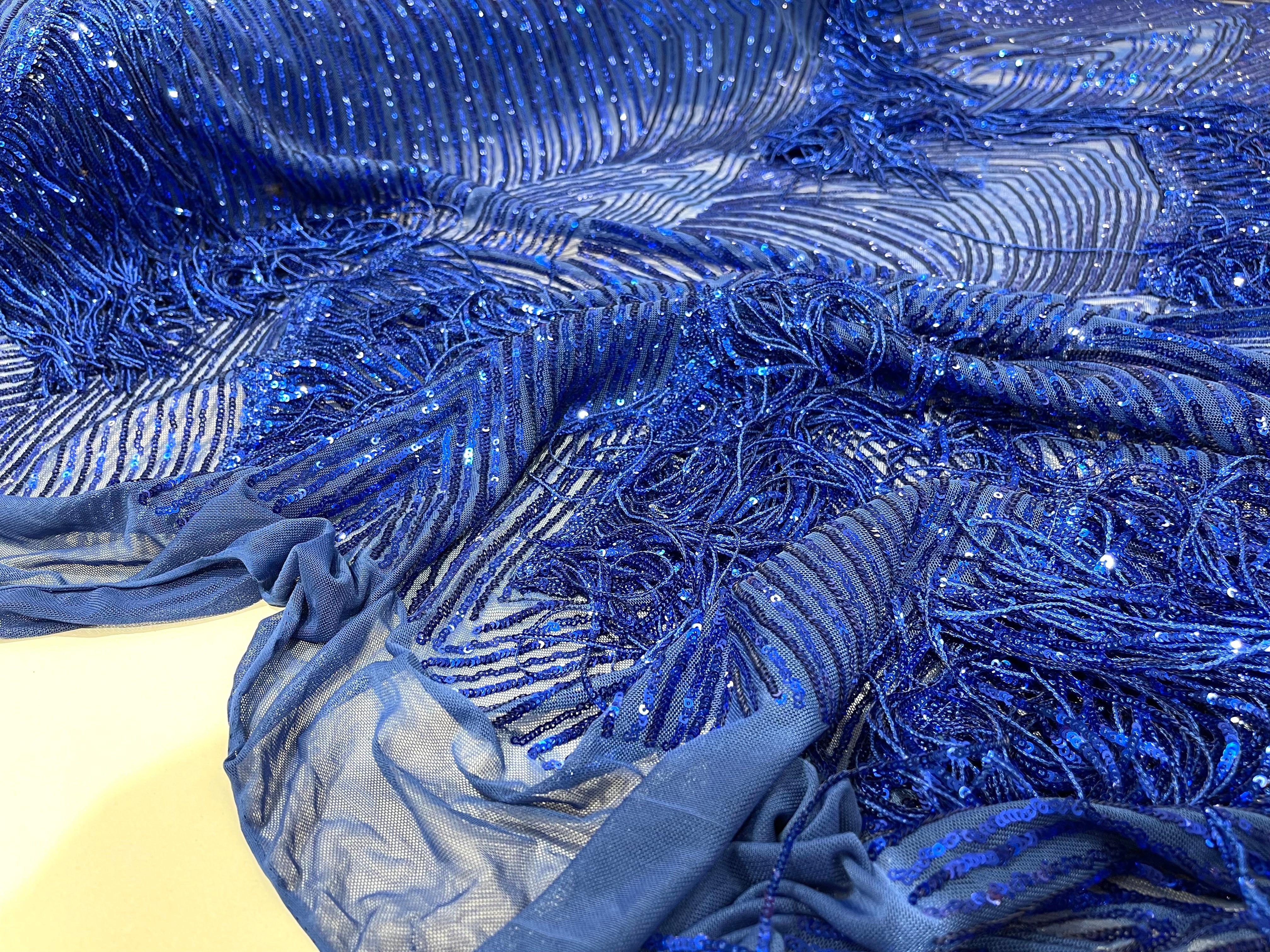 STRETCH FRINGE SEQUINS (by the yard)