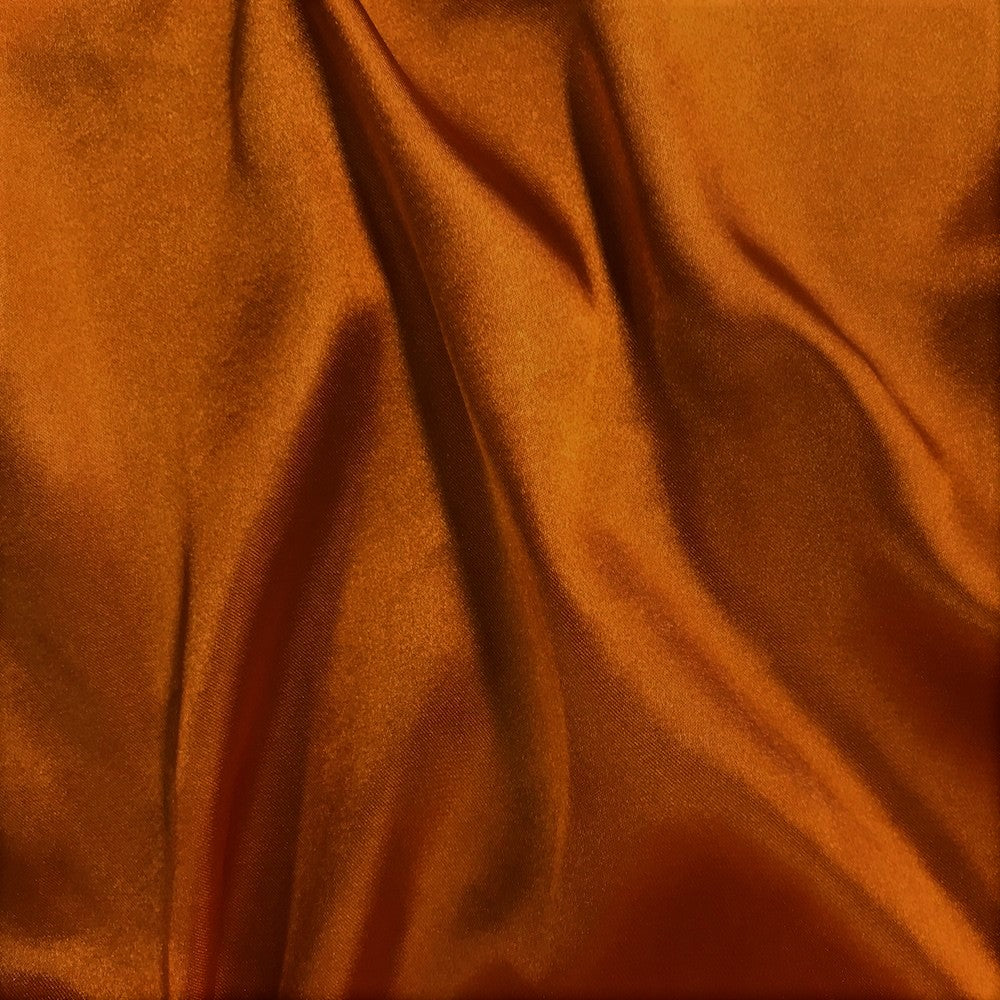 96 percent Polyester, 4% Spandex Light Weight Silky Stretch Charmeuse Satin Fabric by The Yard, 58-59" Wide.