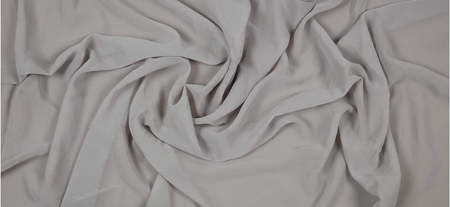 58/60" Wide 100% Polyester Soft Light Weight, Sheer, See Through Chiffon Fabric Sold By The Yard.