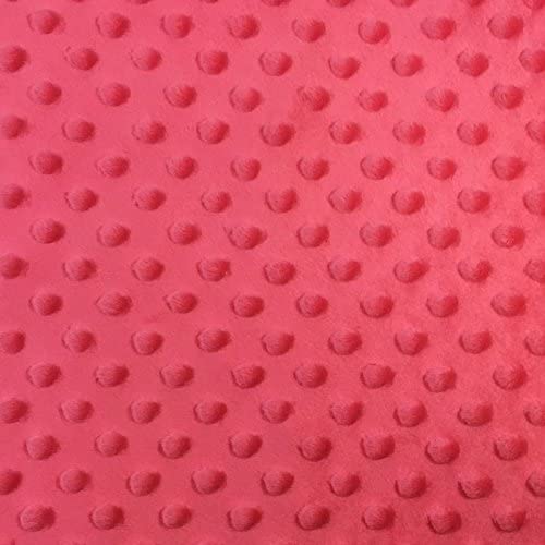 100% Polyester Minky Dimple Dot Soft Cuddle Fabric SEW Craft - 58" Wide Sold by Yard