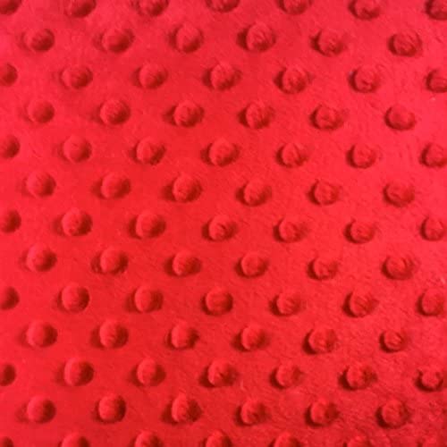 100% Polyester Minky Dimple Dot Soft Cuddle Fabric SEW Craft - 58" Wide Sold by Yard