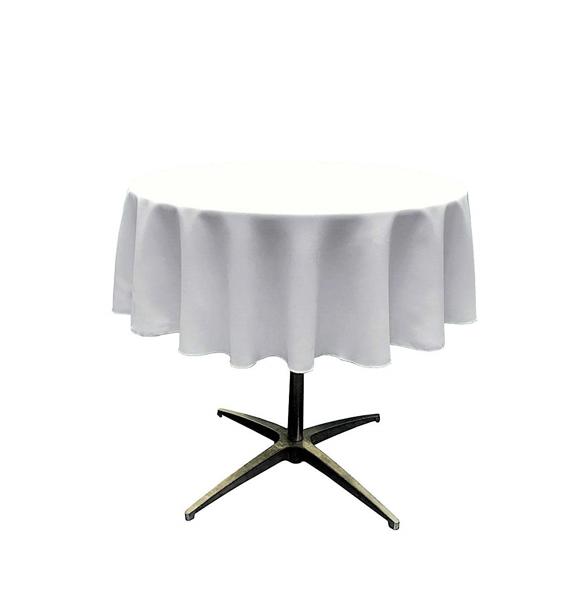 51" Round Polyester Poplin Tablecloth - Choose Size Below.