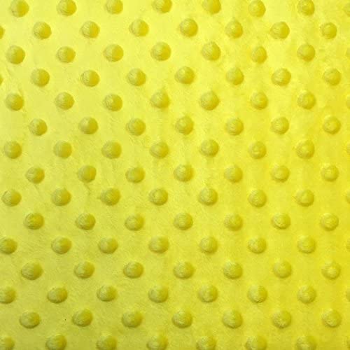 100% Polyester Minky Dimple Dot Soft Cuddle Fabric SEW Craft - 58" Wide Sold by Yard